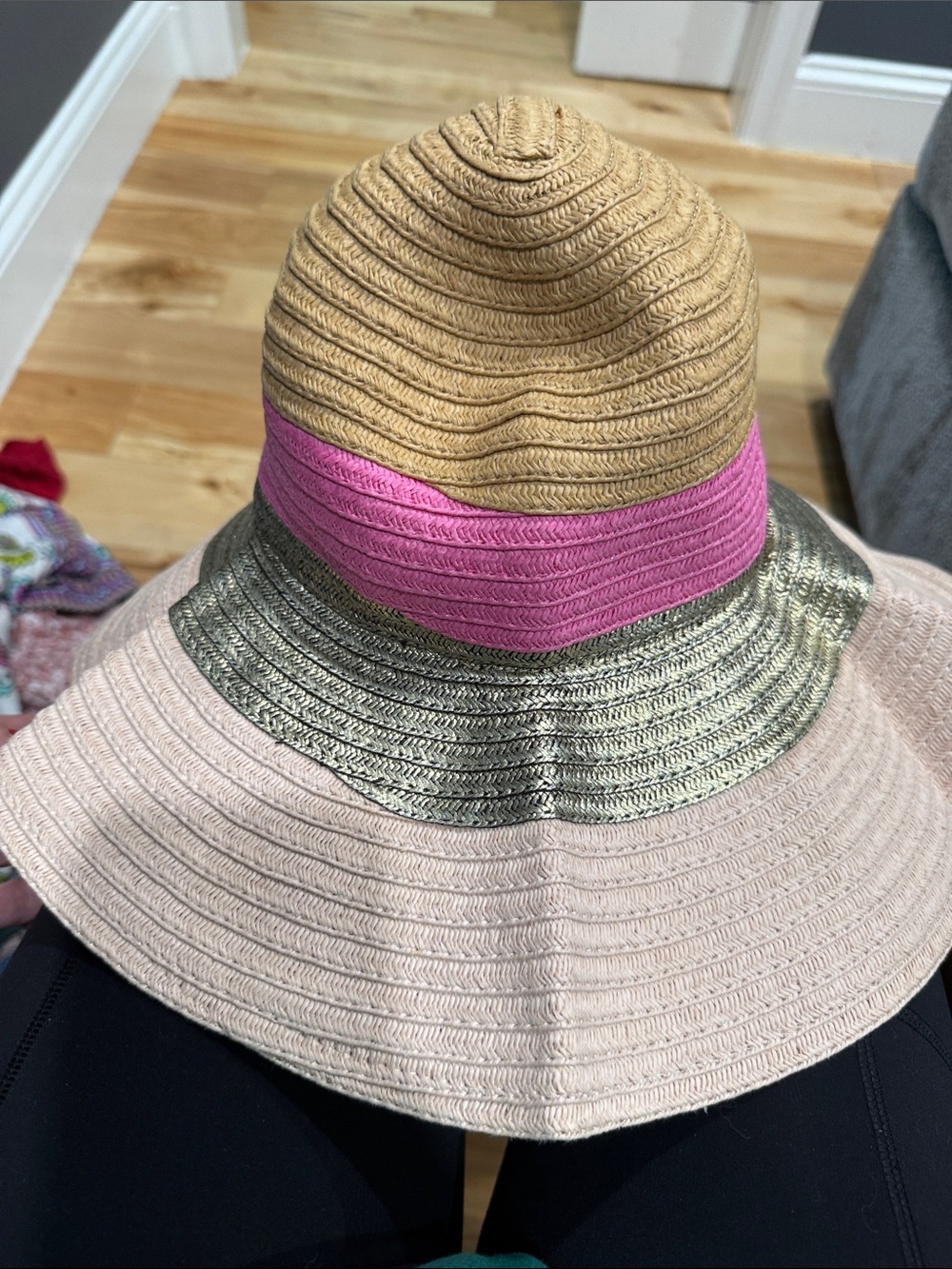 Collection Eighteen Sun Hat with Pink Band - Picture 5 of 5